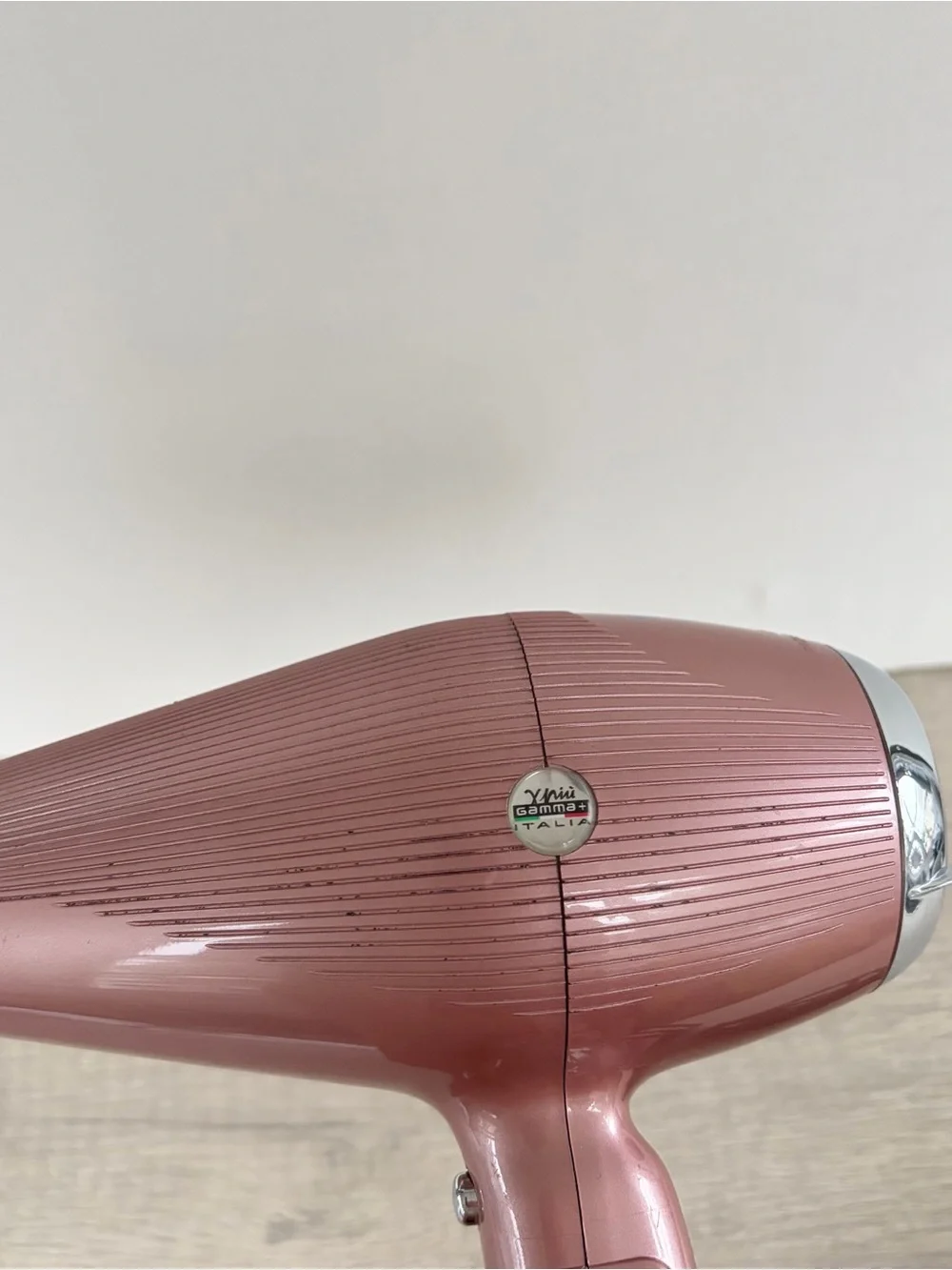 Gamma Aria Dual Ionic hair dryer rose gold Professional Hairstylist Works Tested